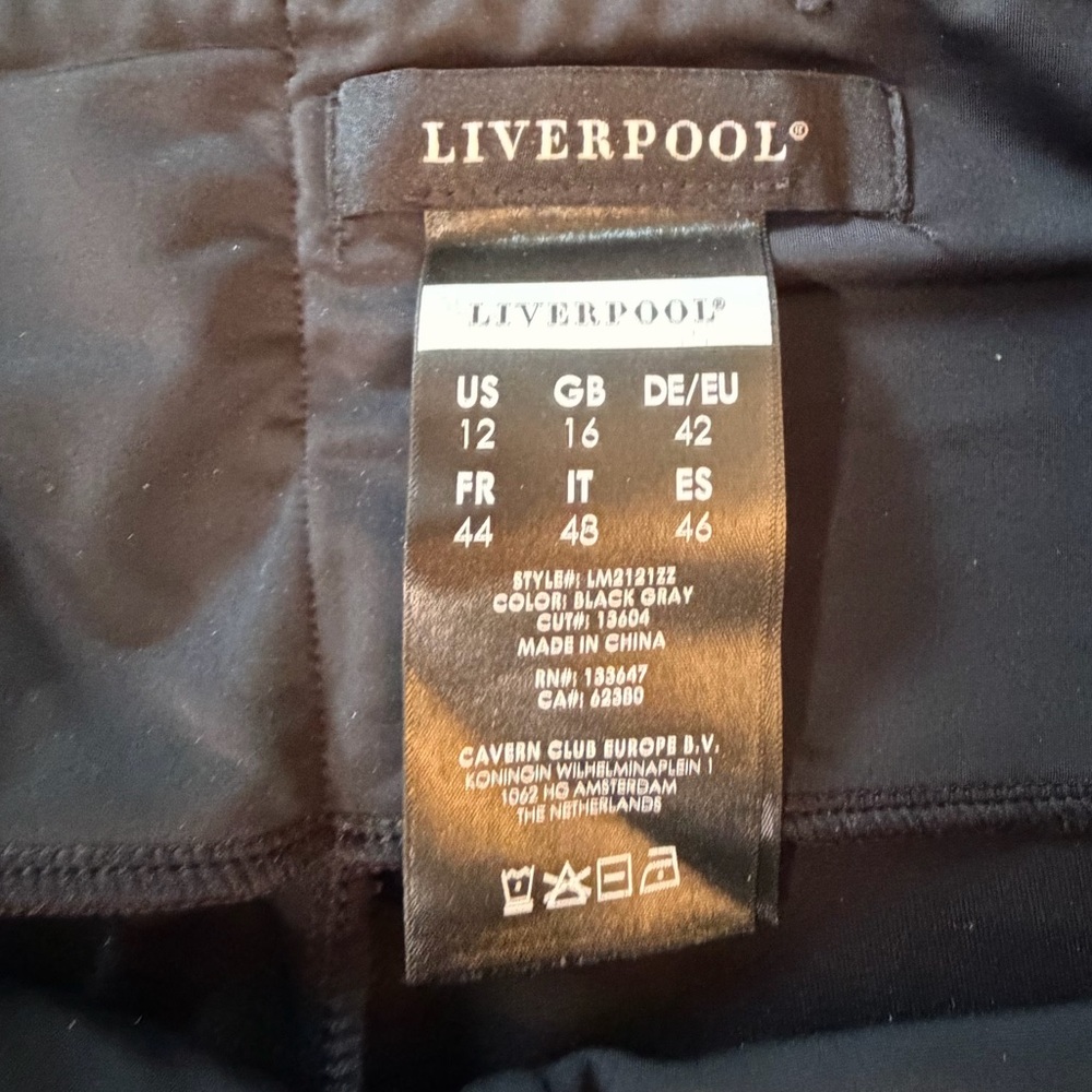 Liverpool Plaid Pants